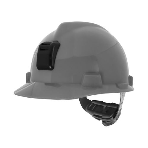 Casco MSA V-Gard Gris Fas-Trac III Con  PL/Pc 286665