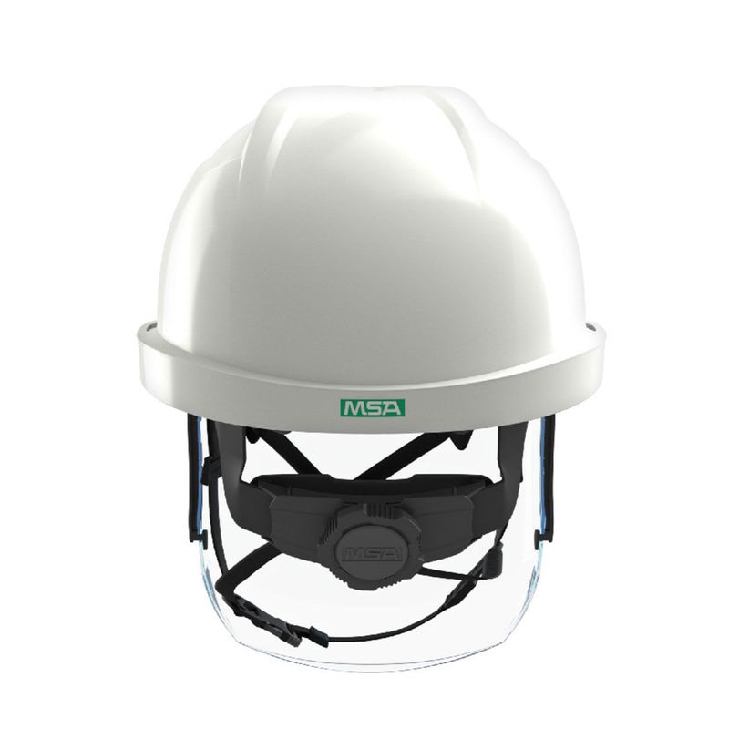Casco-MSA-V-Gard-950-Blanco-con-Visor-y-Fas-Trac