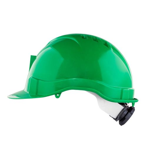 Casco Activex I Verde Porta Lampara con Ratchet
