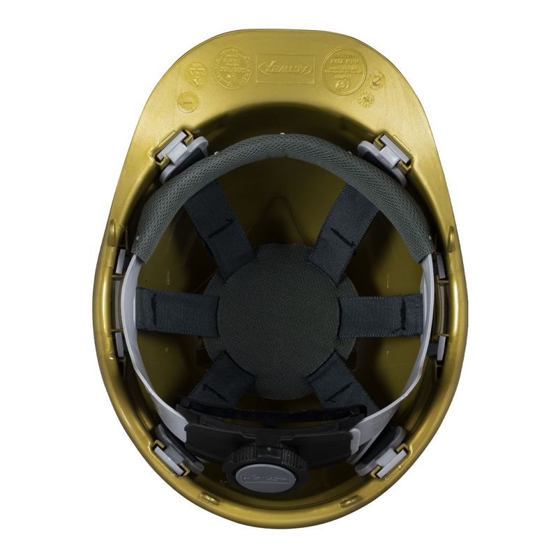 Casco-Activex-I-Dorado-Arnes-cinta-6-Puntas-Ratchet