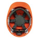 Casco-Activex-I-Naranjo-Arnes-cinta-6-Puntas-Ratchet