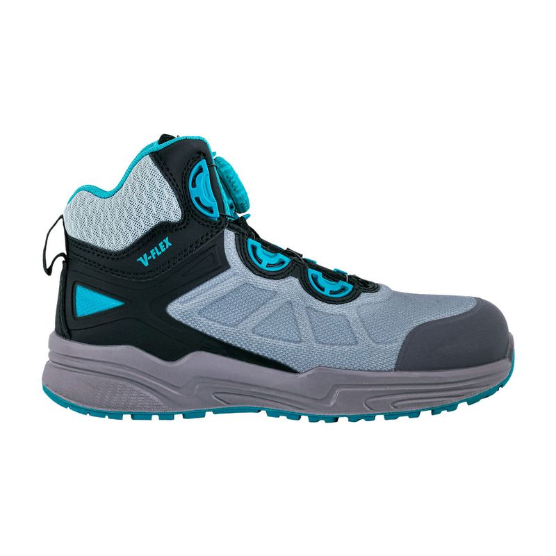 Botin-V-Flex-Thinsulate-V99-Mujer-Gris-Calipso-Con-Boa-T-T34