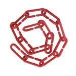 Cadena-plastica-delimitadora-Roja--Metro--Eslabon-Abierto