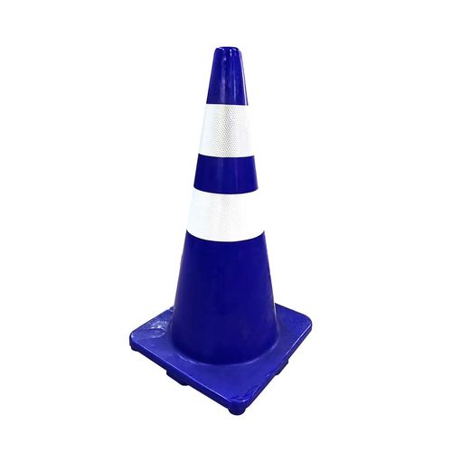 Cono Señalizacion Reflectante 28 Azul