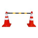 Barra-conectora-de-conos-Amarilla-Negro-extensible-1-2-Mts.
