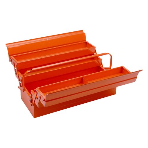 Caja Metálica 5 Cajones Naranja