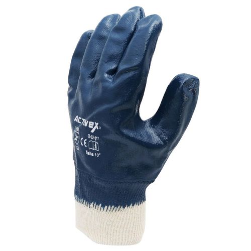 Guante Activex Nitrilo Puño Tejido