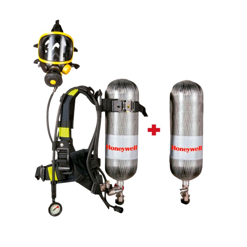 Equipo-autonomo-Honeywell-SCBA-805MLK-con-cilindro-de-fibra-carbono---1-cilindro-de-recambio-identico