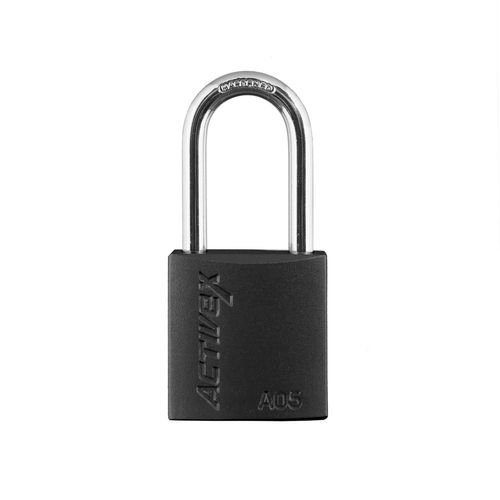 Candado Activex A05 Cuerpo Aluminio Negro