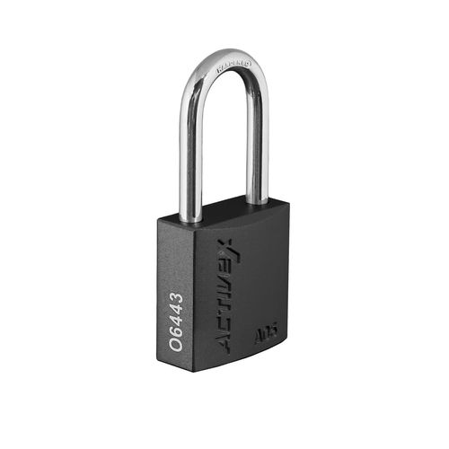 Candado Activex A05 Cuerpo Aluminio Negro