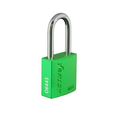 Candado Activex A05 Cuerpo Aluminio Verde