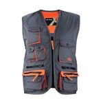 Chaleco-Geologo-Gabardina-Gris-Naranjo-T-2XL