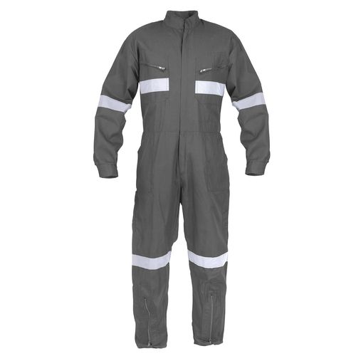Overol Piloto Poplin Gris C/Reflectante