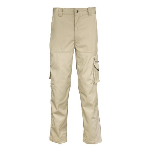 Pantalon Activex Cargo Gabardina 80/20 Beige UV