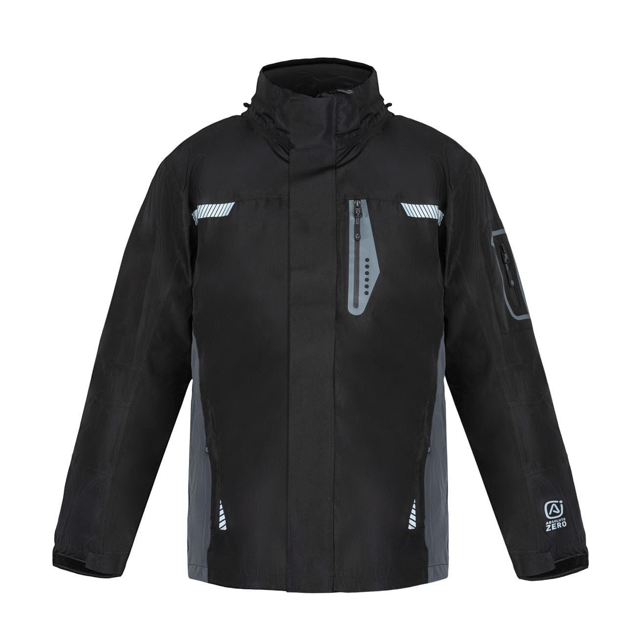Parka Absolute Zero impermeable Hombre 3 en 1 Negro Z-8000