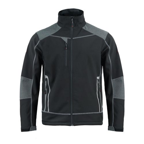 Chaqueta Softshell Hombre Negra Z-1000