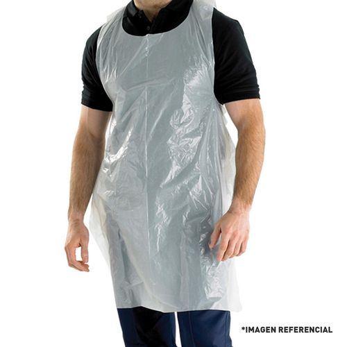 Pechera Desechable Plástica HDPE Bolsa 100 Unidades