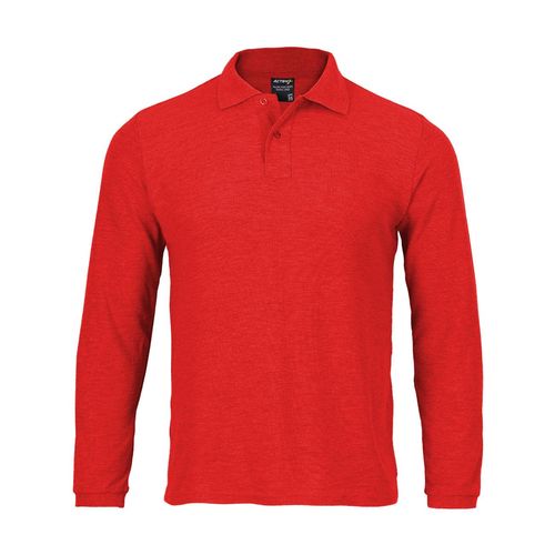 Polera Activex Pique Roja M/Larga UV