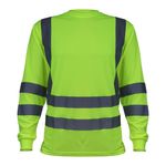 Polera-Activex-Polo-Dry-Fit-Verde-Fluor-C-Reflect-M-Larga-UV-T--2XL