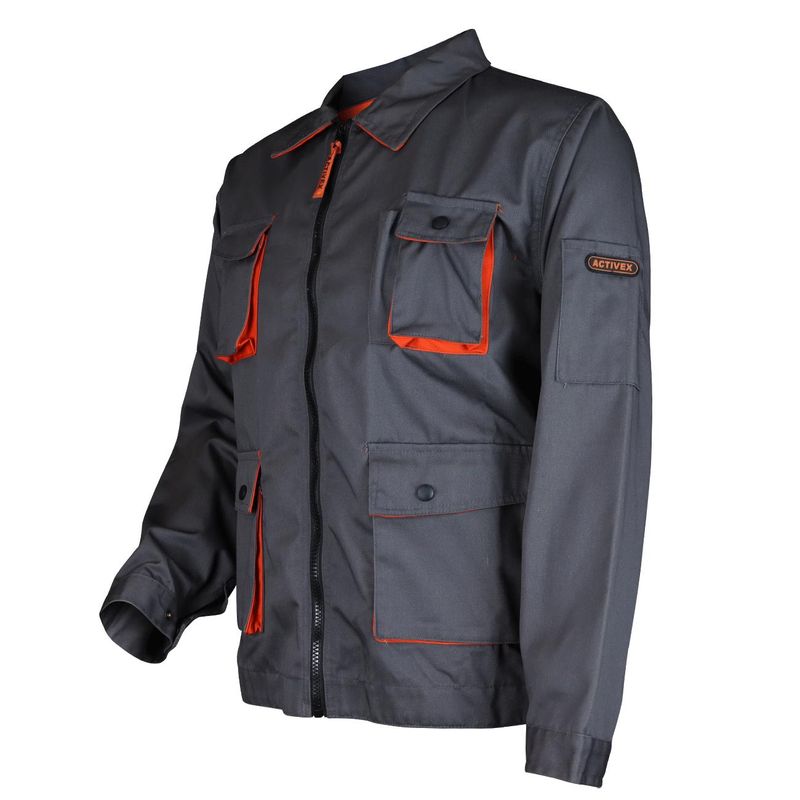 Chaqueta-Gabardina-Gris-Naranjo-M-Larga-T-2XL