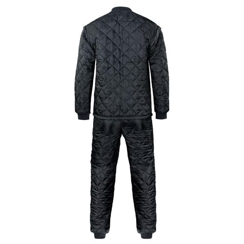 Pijama Negro Forro Franela Mangas Desmontables