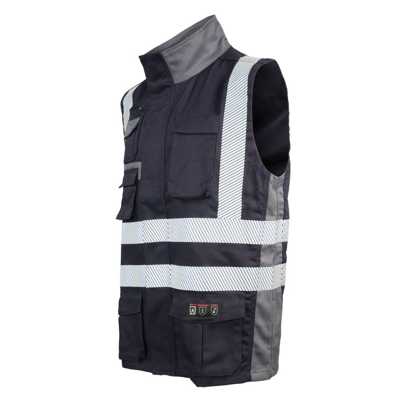 Chaleco-Geologo-Ignifugo-Absolute-Fire-FRSVT-NFPA-13034-Azul-Marino---Gris-T-3XL
