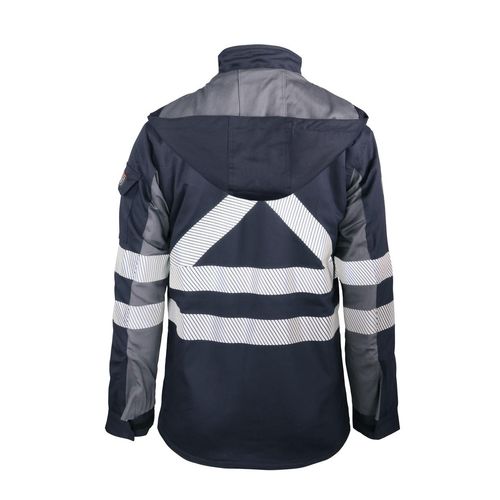 Parka Ignifuga Absolute Fire Antiestática FRWJT NFPA 13034 Azul Marino