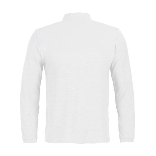 Polera Activex Pique Blanca M/Larga UV