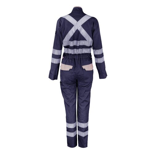 Overol Ignifugo Absolute Fire Antiest. FRCT NFPA 13034 Mujer Azul/Beige