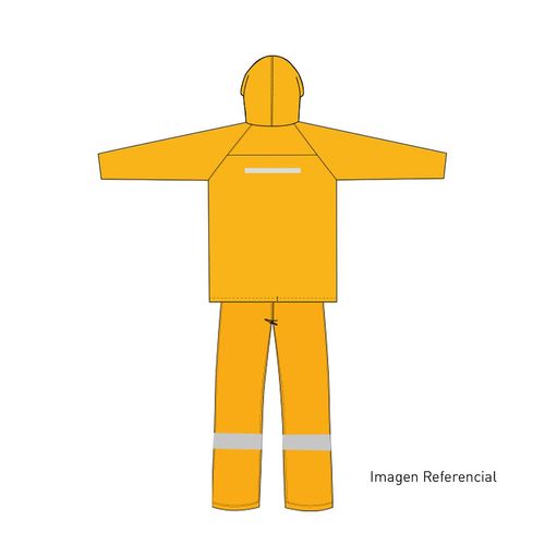 Traje PVC Lluvia Activex Naranjo/Amarillo