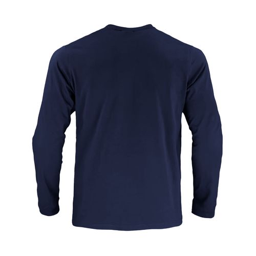 Polera Activex Polo Azul Marino M/Larga UV