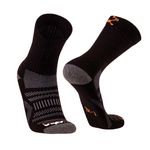 Calcetin-Trekking-Altura-de-Algodon-y-Pima-2Pack-Negro-T---L