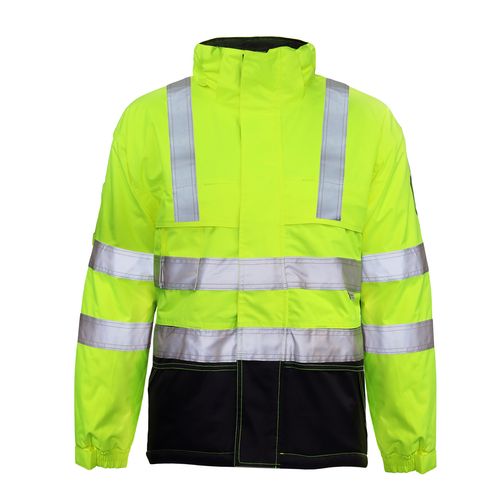 Parka Térmica Alpine Amarillo fluor/Azul