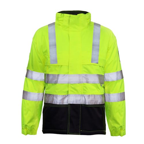 Parka Térmica Alpine Amarillo fluor/Azul