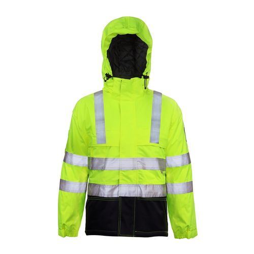 Parka Térmica Alpine Amarillo fluor/Azul