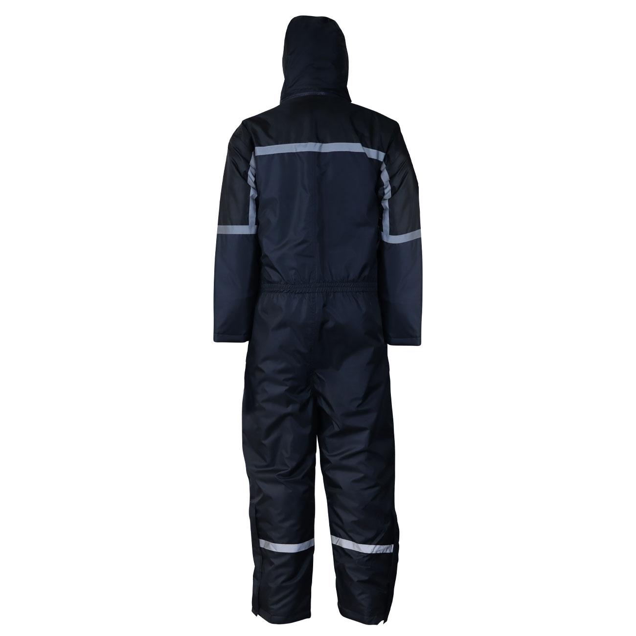 Buzo Activex Azul/Negro Forro Franela