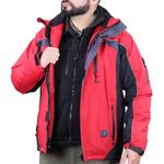 Parka-Absolute-Zero-Hombre-3-en-1-Rojo-Negro-Z-0400-T--2XL
