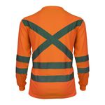 Polera-Polo-Dry-Fit-Naranja-Fluor-M-Larga-UPF-25