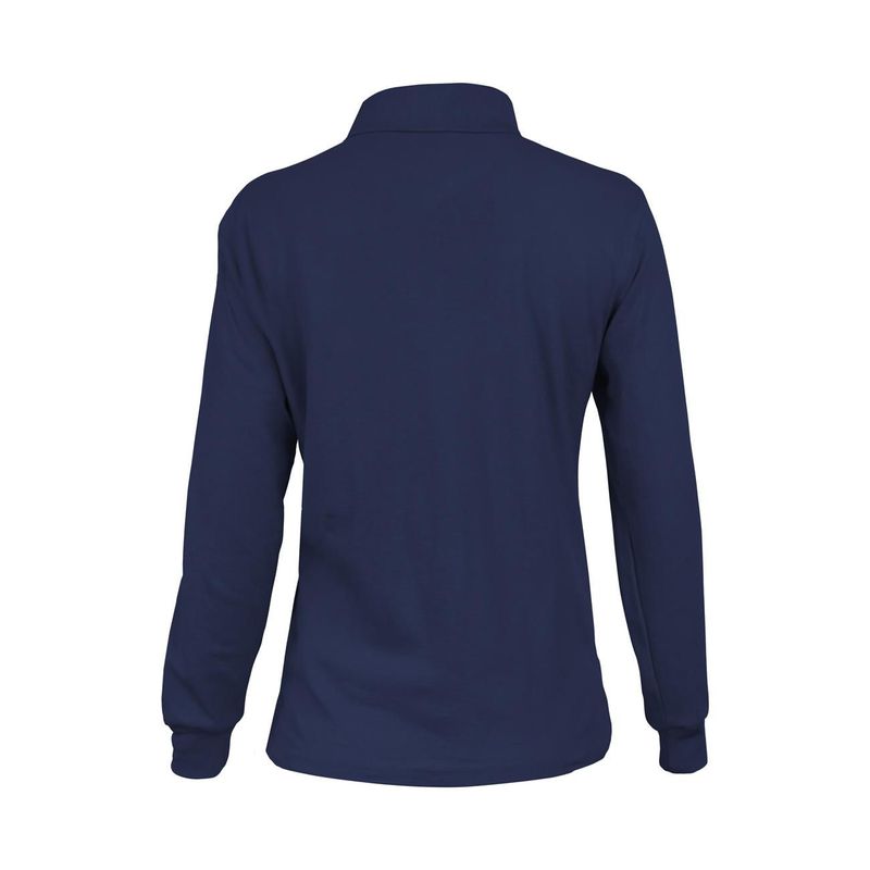 Polera-Activex-Pique-Azul-Marino-M-Larga-Mujer-UPF-40