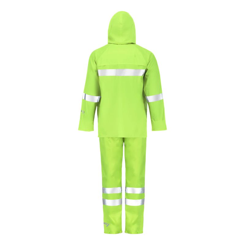 Traje-Lluvia-Verde-Alta-Visibilidad-con-Cinta-Reflectante