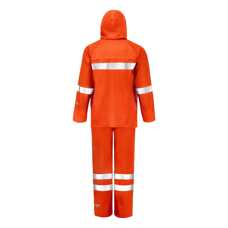 Traje-Lluvia-Naranja-con-Cinta-Reflectante