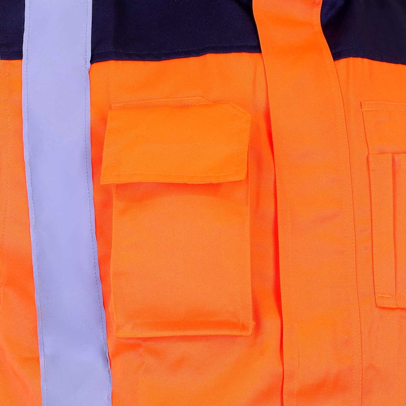 Chaleco-Geologo-Activex-Gabardina-Terra-Bicolor-Naranjo