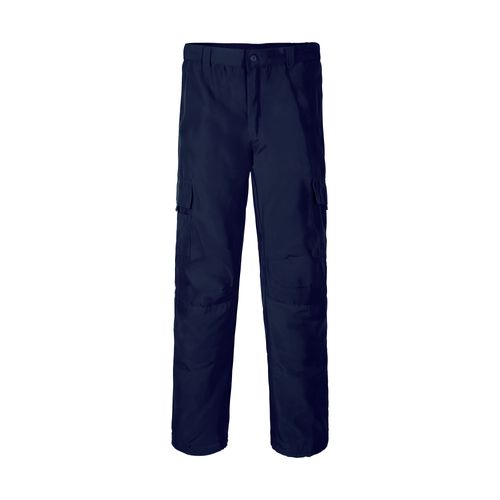 Pantalón Poplin Cargo Azul Forrado