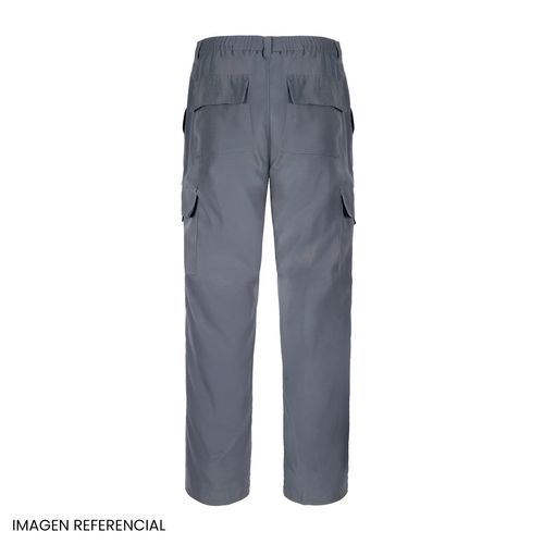 Pantalón Cargo Poplín Gris