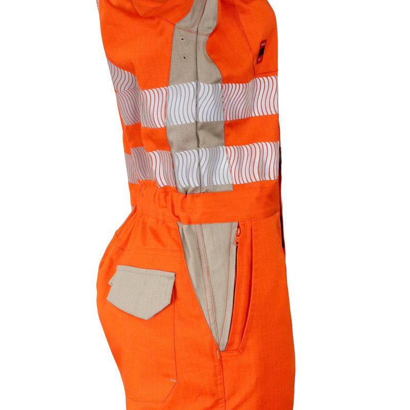 Overol-Ignifugo-NFPA-13034-Mujer-Naranja-Beige