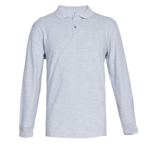 Polera Pique M/Larga Gris JAYSON