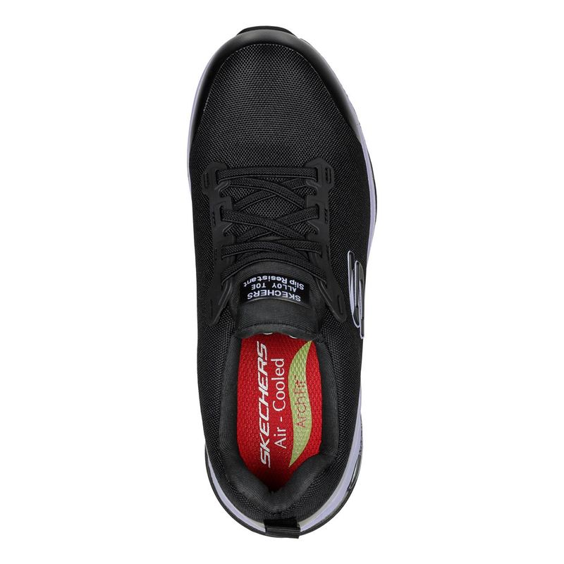 Zapatilla-De-Seguridad-Skechers-Evzan-Negra-Morado-Mujer-T-T35