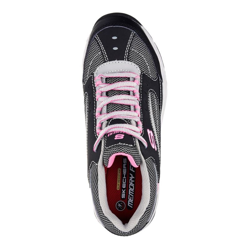 Zapatilla-De-Seguridad-Skechers-Biscoe-Negro-Rosado-Mujer-T-T35