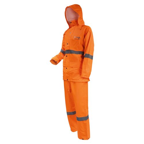 Traje PU Acid Block Naranjo