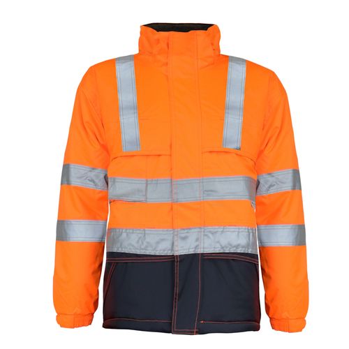 Parka Térmica Alpine Naranja/Azul